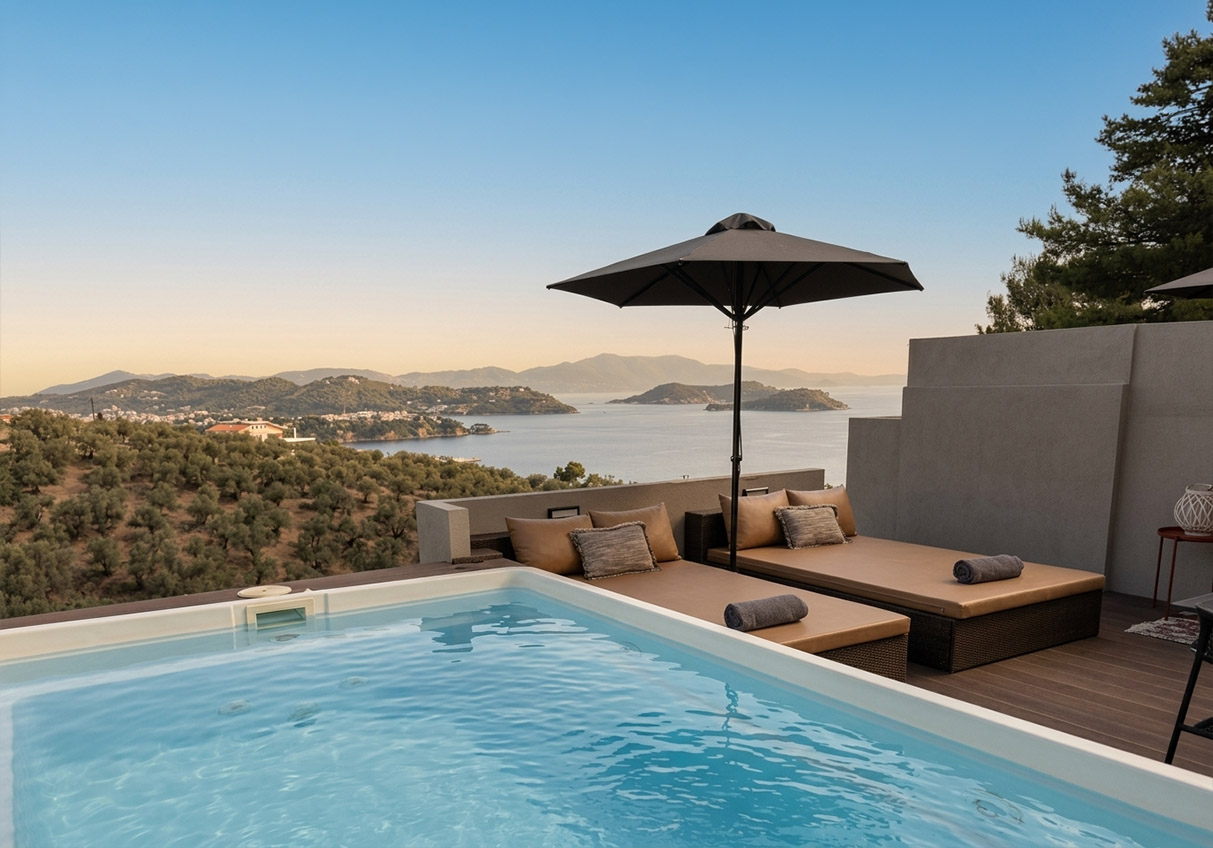 Suite White Gea with Private Pool